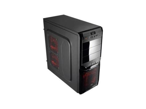 Корпус ATX Aerocool V3X Advance Black Edition Без БП чёрный EN57332 ...