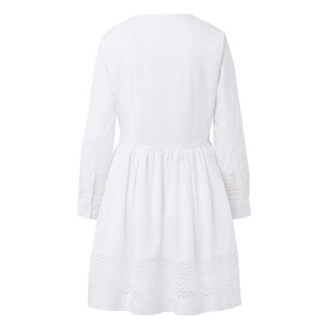 White Lace Shirt Dress Seed Heritage