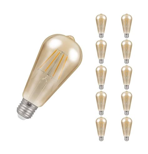 Crompton Led Squirrel Cage St64 7 5w E27 Dim 2200k 50w Eqv Lightbulbs