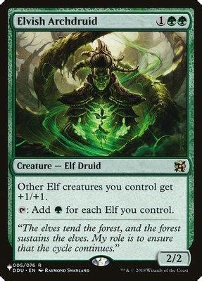 Elvish Archdruid Mystery Booster The List Card Kingdom