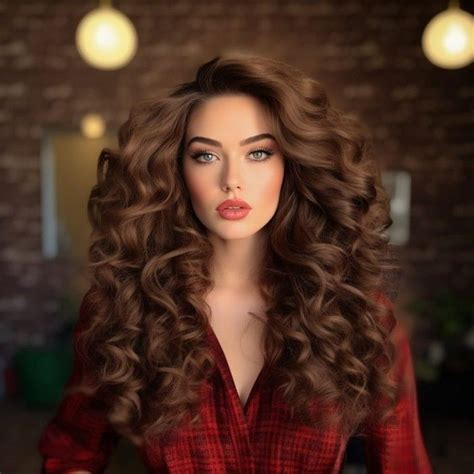 Latest Hairstyles on Instagram: "Voluminous Curls Hairstyle For A Long ...