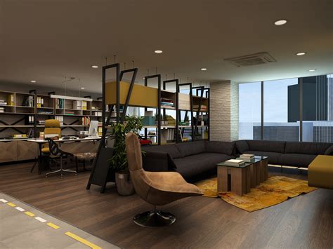 Rent A Car Office Interior Design Behance