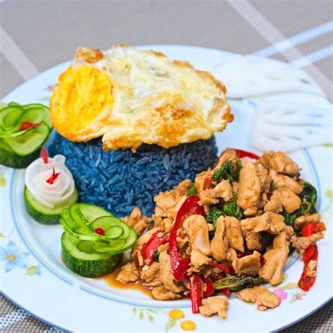 Pad Krapow Gai Is Stir Fried Thai Basil Chicken Which Tastes Great And