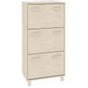 Zapatero Hamar Madera Pino Maciza Marrón Miel 59 5x35x117 Cm Vidaxl con