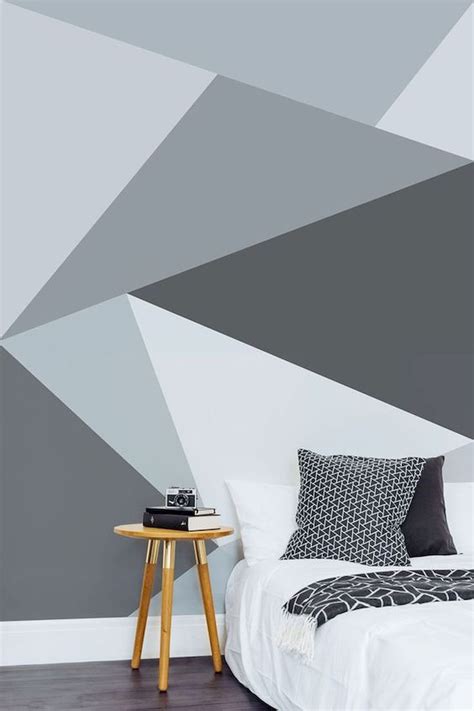 60 Best Geometric Wall Art Paint Design Ideas (24) - 33DECOR | Feature ...