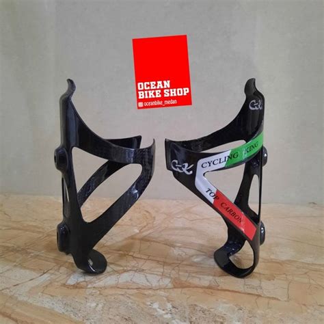 Jual Holder Tempat Botol Minum Sepeda Carbon CK003 Cage Bottle Not