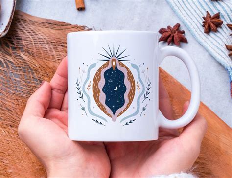 Vulva Mug Vagina Mug Gift For Gynaecologist Feminist Mug Female Anatomy Art Midwife Mug