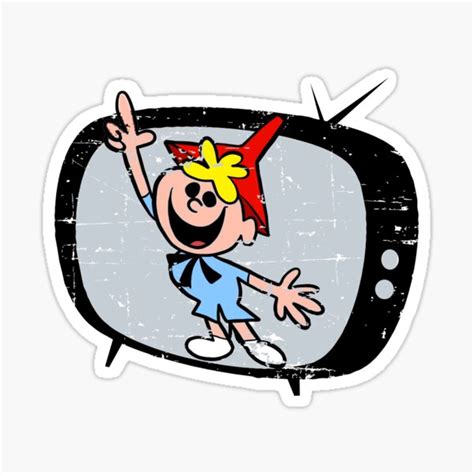 Tom Terrific Tv Sticker For Sale By Jungturx Redbubble