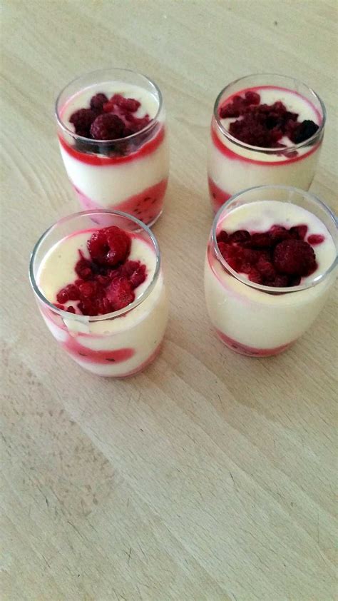 Recette De Pana Cotta Citron Framboise