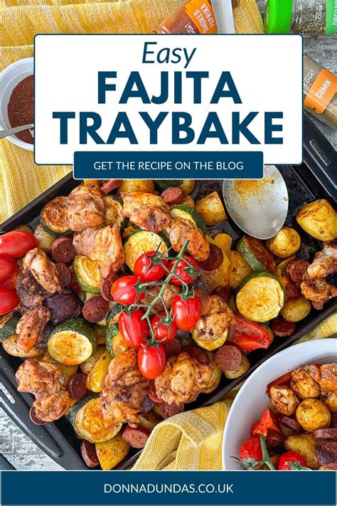 Chicken Fajita Traybake Easy Midweek Meals And More By Donna Dundas