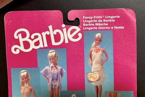 Barbie Fancy Frills Lingerie Mattel Etsy