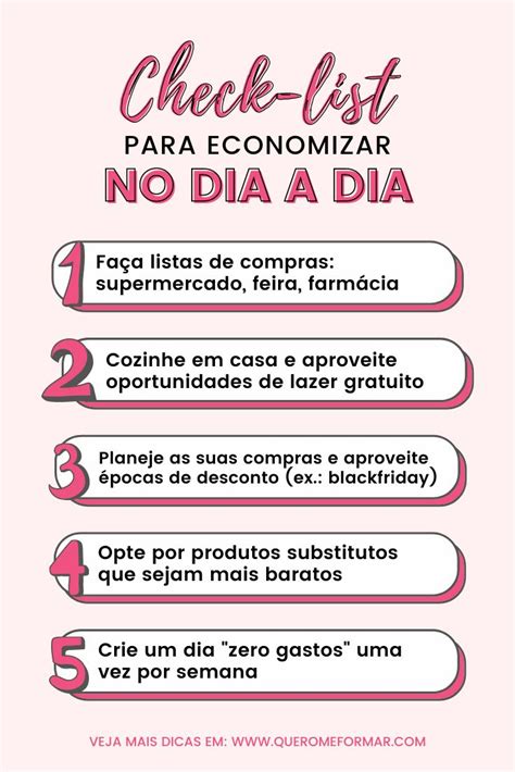 Passos Simples Para Economizar Dinheiro No Dia A Dia Como