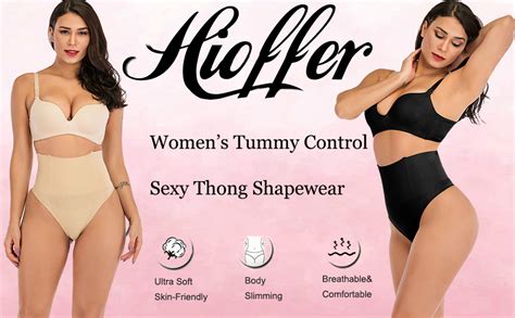 Hioffer Women Waist Cincher Girdle Tummy Slimmer Sexy Thong Panty