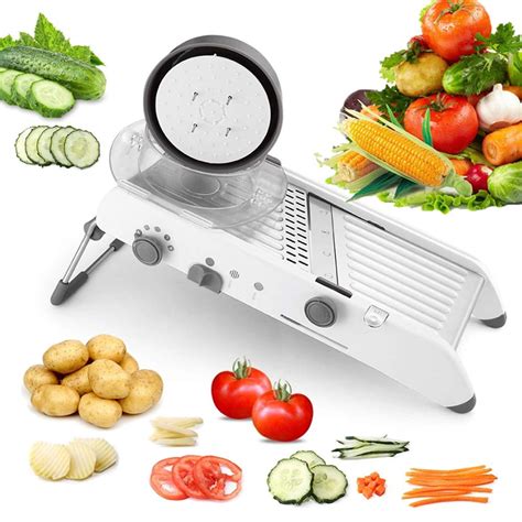 Fatiador Mandolin Slicer Multifuncional Inteligente 18 Tipos De