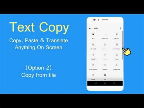 Textcopy Copy Paste Translate Anything On Screen Youtube