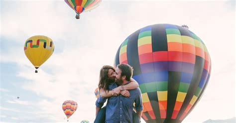 Hot Air Balloon Engagement Pictures PS Love