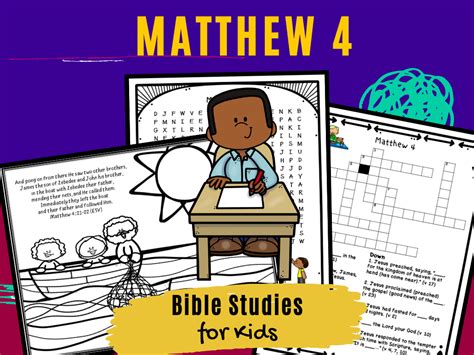 Bible Studies for Kids – Matthew 4 – Deeper KidMin