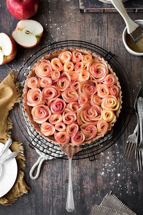 French Apple Tart Rose