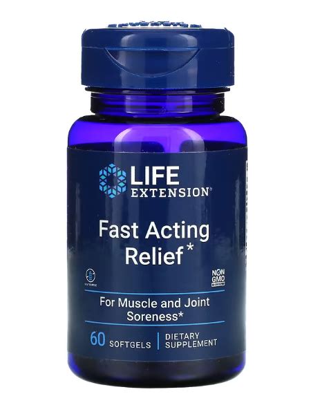 Fast Acting Relief Alívio Ação Rápida Life Extension