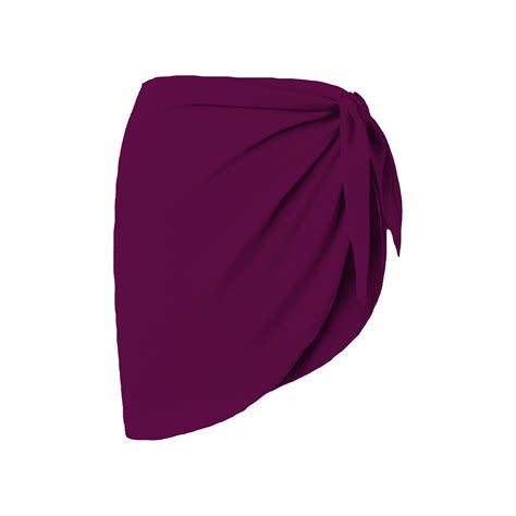 Tisoloow Pieces Women Beach Sarongs Sheer Cover Ups Chiffon Bikini Wrap Skirt For Swimwear