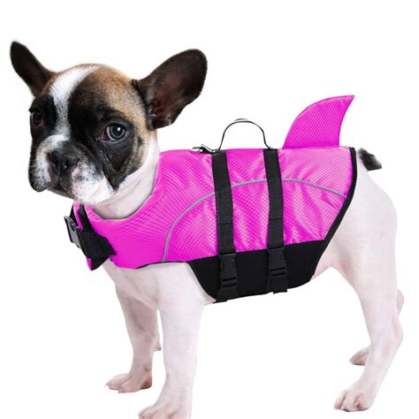 Buy CITÉTOILE Ripstop Dog Life Jacket Shark Life Vest for Dogs, Safety ...