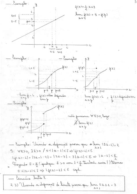 Limite E Continuidade Cálculo I