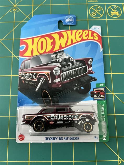 Hot Wheels Chevy Bel Air Gasser Hw Reverse Rake Metalflake