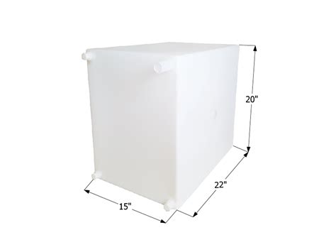 26 Gallon Rv Water Tank 22 X 20 X 15 Wt2473