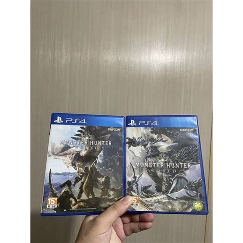 Ps4 魔物獵人世界中文版（更新後才會有中文，兩種封面隨機出貨） 蝦皮購物