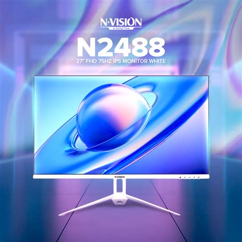 Easypc Nvision N2755 And N2788 27 Inch 75hz Ips Monitor Fhd Black