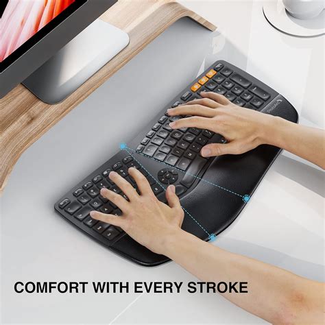 Buy Protoarc Wireless Ergonomic Keyboard Ek01 Nl Ergo Split Keyboard