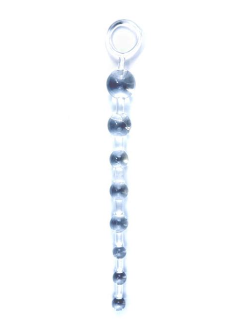 Plug Kulki Jelly Anal Beads Clear Intimate Distribution