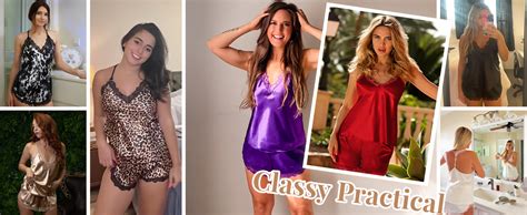 Avidlove Satin Pajamas Set Sleepwear Womens Sexy Lingerie Cami Shorts Set Nightwear S Xxl At