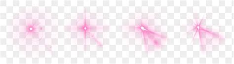 Png Pink Light Effect Set Premium Png Rawpixel