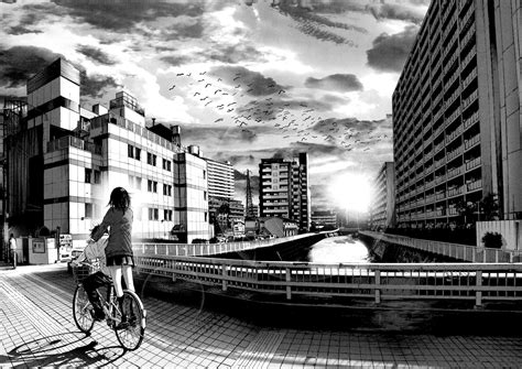 Resultado De Imagen Para Paisajes Manga City Background Oyasumi