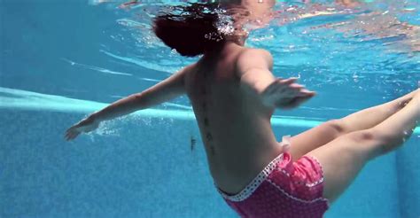 Underwater Swimming In The Nude Like It Should Be