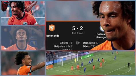 Joshua Zirkzee Super Netherland Debut Goal Assist YouTube