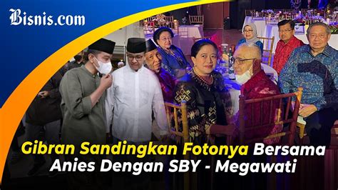 Gerrr Gibran Sandingkan Foto Makan Bersama Anies Dengan SBY Megawati