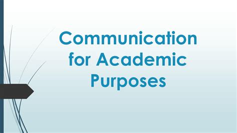 Solution 4 Communication For Academic Purposes Studypool