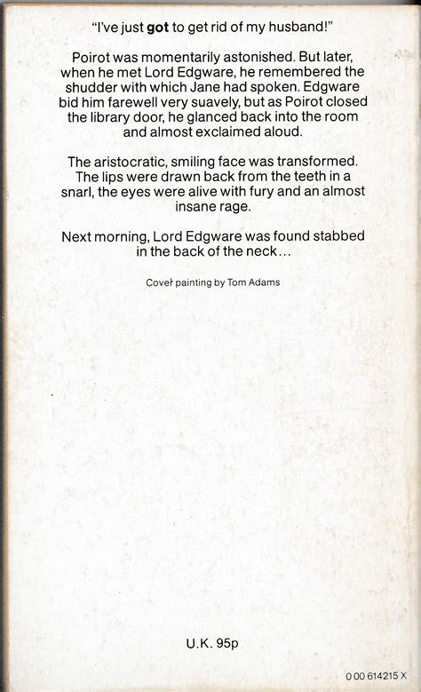 What Does Poiroe Say About Hastings In Lord Edgware Dies