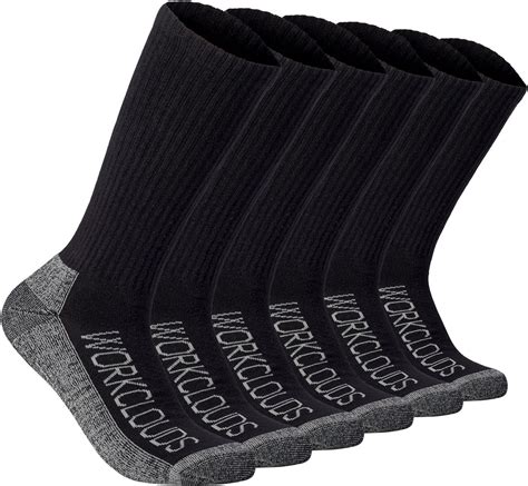 Over The Calf Work Boot Socks For Men 9 12 Moister Wicking Tall