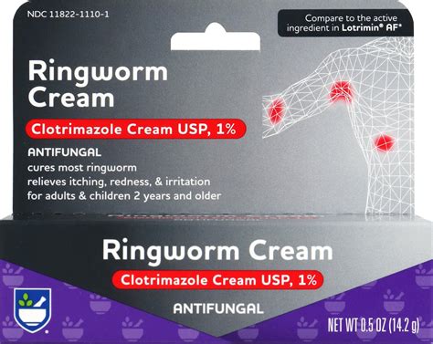 Amazon.com: Rite Aid Antifungal Ringworm Clotrimazole Cream, 0.5 oz (15 g) | Antifungal Cream