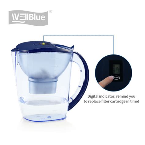 Hydrogen Rich Portable Alkaline Water Pitcher With Activated Carbon Filter