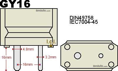 Галогеновые прожекторные лампы с цоколем GX6.35, GX9.5, GY9,5, GY16 и G38