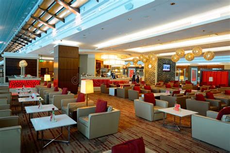 Emirates Business Class Lounge Editorial Photo - Image of airlines ...