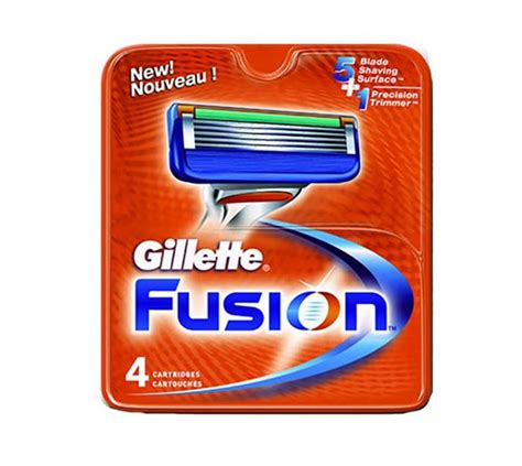 לקנות מארז 12 סכיני גילוח GILLETTE FUSION מארז 12 סכיני גילוח GILLETTE