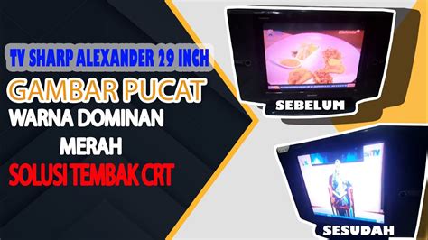 Memperbaiki Tv Sharp Alexander Inch Gambar Pucat Dominan Merah