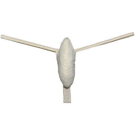 Botmois Men S Ice Silk T Backunderwear Enhance Pouch Cotton Mini Bikini Thong Push Out G String