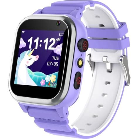 Montre Connect E Enfant Gar Ons Filles T L Phone Jeux Podom Tre