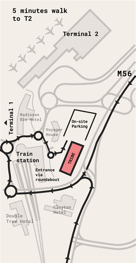 map of manchester airport uk